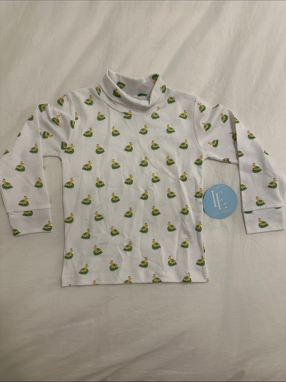 Little English caterpillar turtleneck NWT